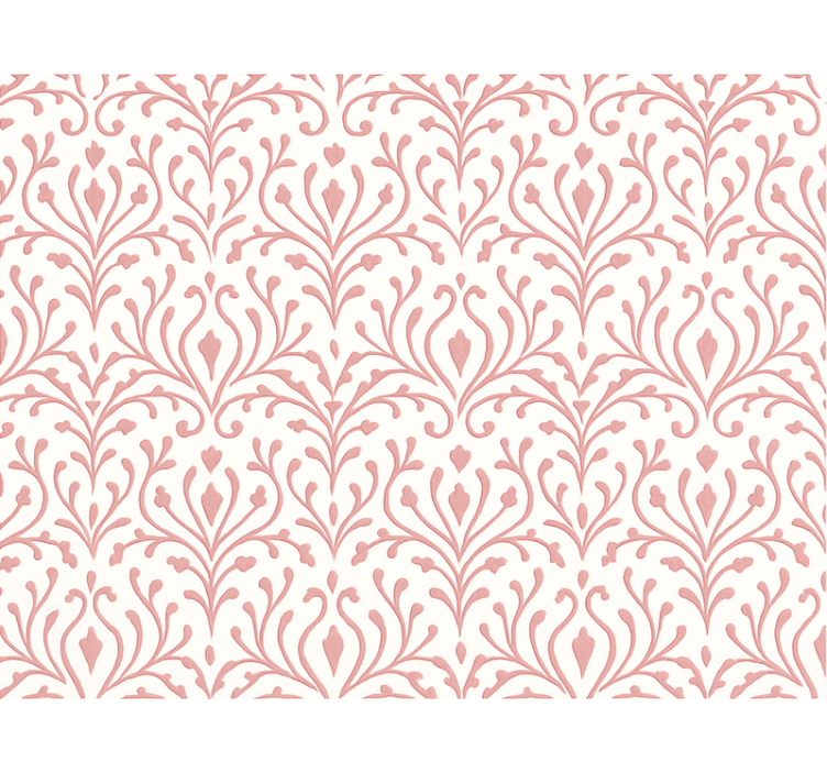 Pink roller blind with elegant minimalist pattern - TenStickers