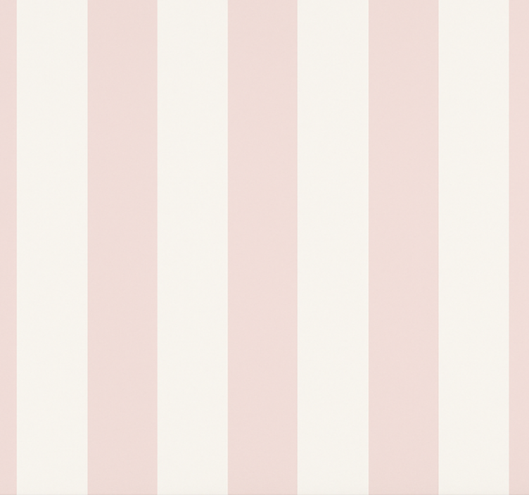 Pink roller blind soft blush stripe design - TenStickers