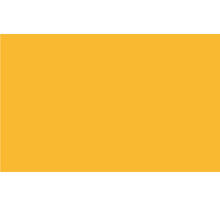 Yellow roller blind sunny shade - TenStickers