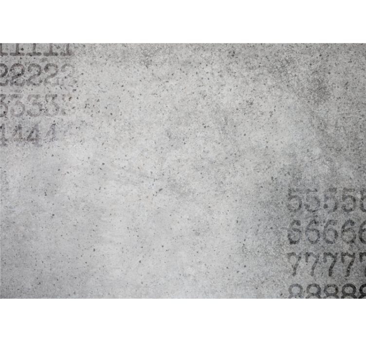 Gray roller blind with numeric stone texture - TenStickers