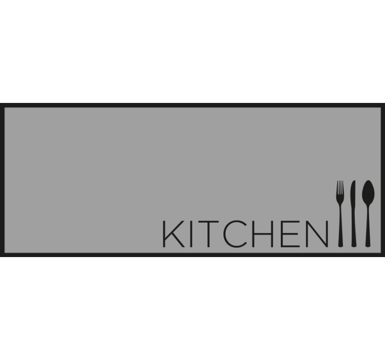 Gray roller blind for a stylish kitchen - TenStickers