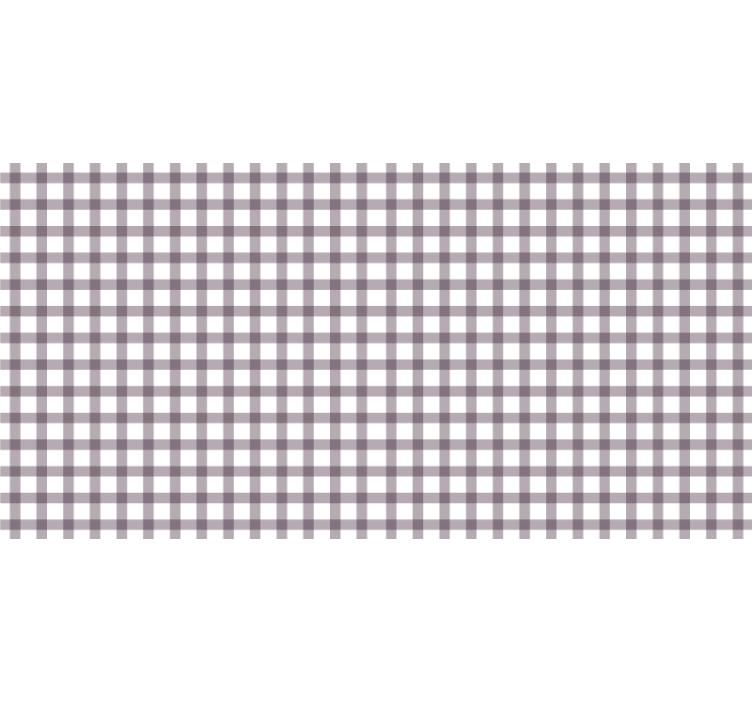 Purple roller blind in lilac gingham pattern - TenStickers