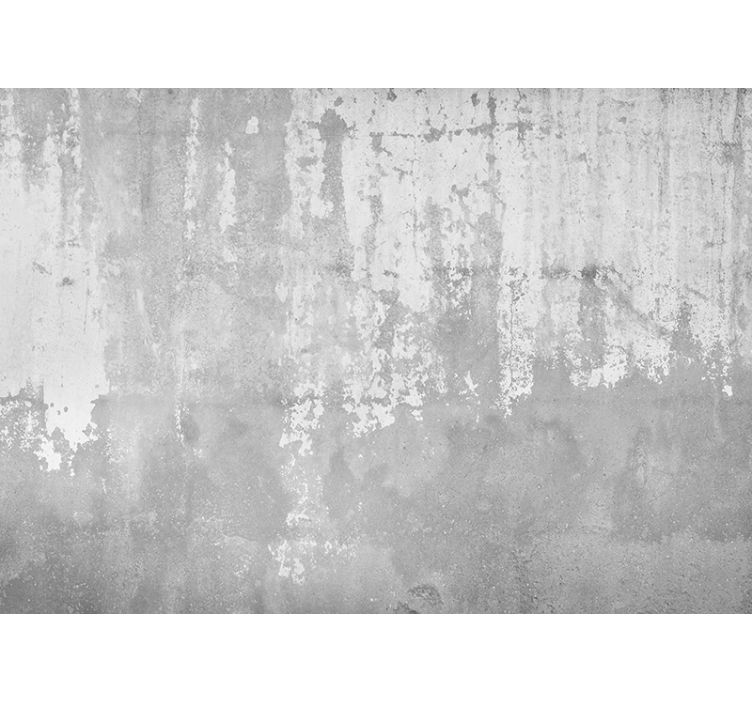 Living room roller blind concrete look wallpaper - TenStickers
