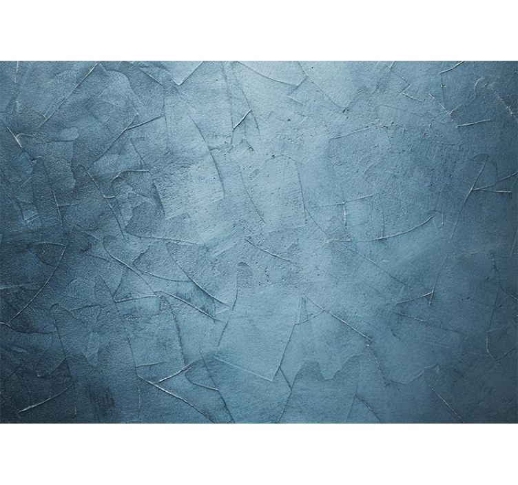 Living room roller blind sea blue wave marble - TenStickers