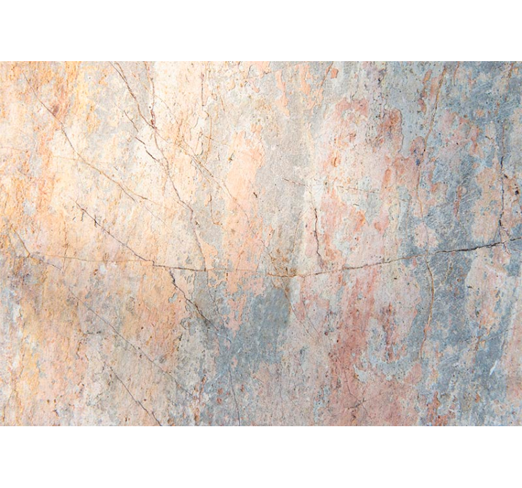 Living room roller blind original blush marble design - TenStickers