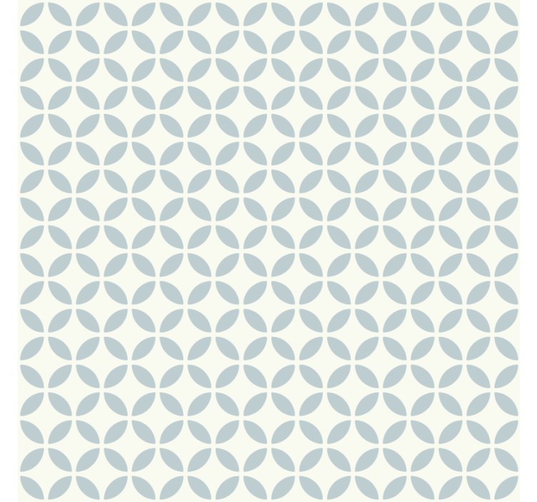 Blue roller blind with circular pattern design - TenStickers