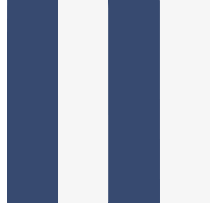 Blue roller blind classic nautical stripe - TenStickers