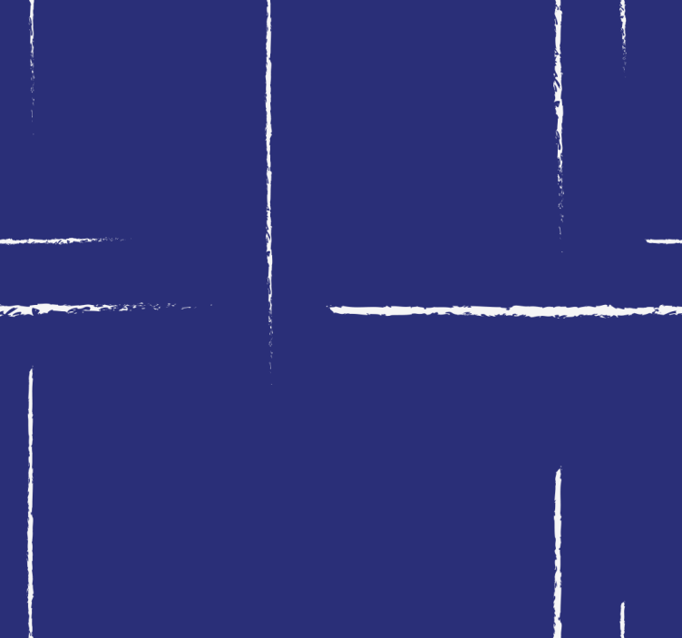 Blue roller blind with modern line pattern - TenStickers