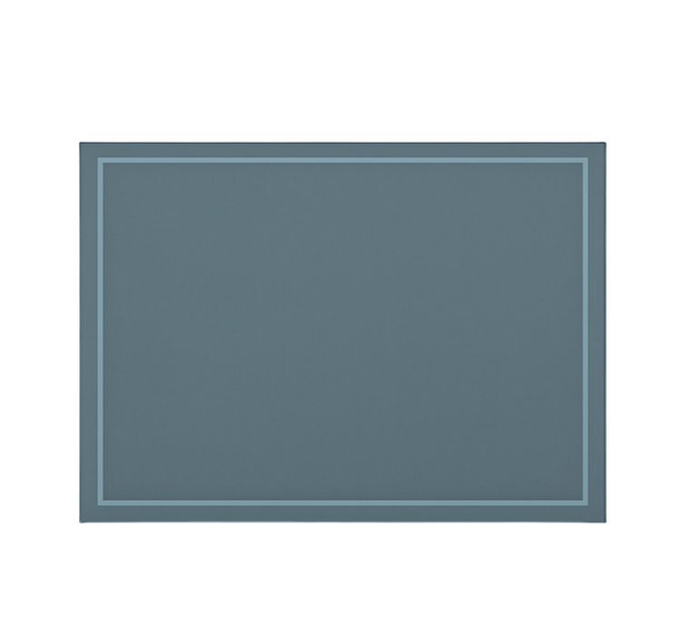 Blue roller blind with simple border design - TenStickers