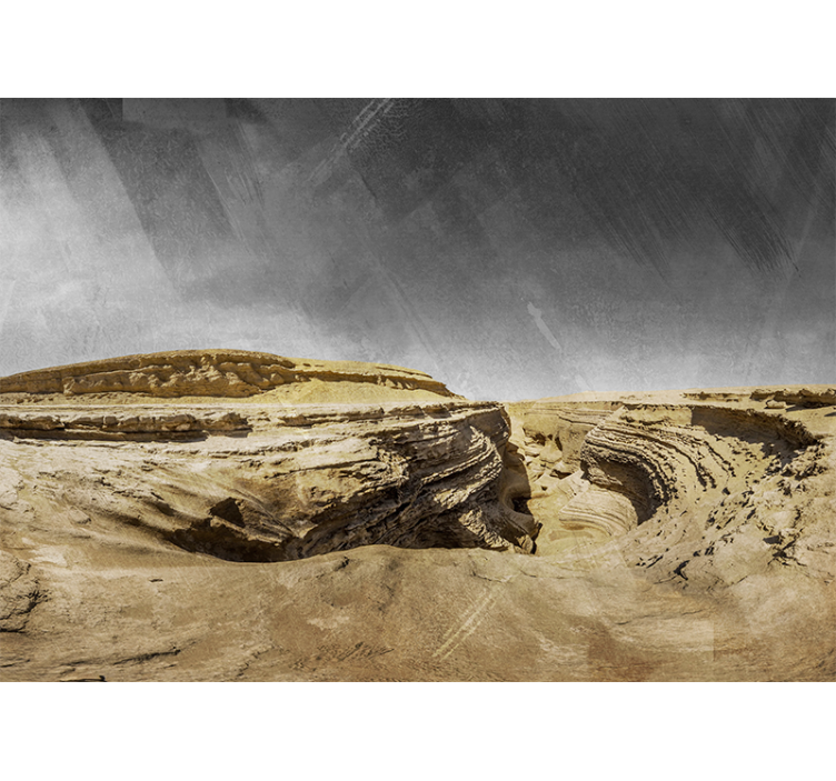 Living room roller blind lost canyon - TenStickers