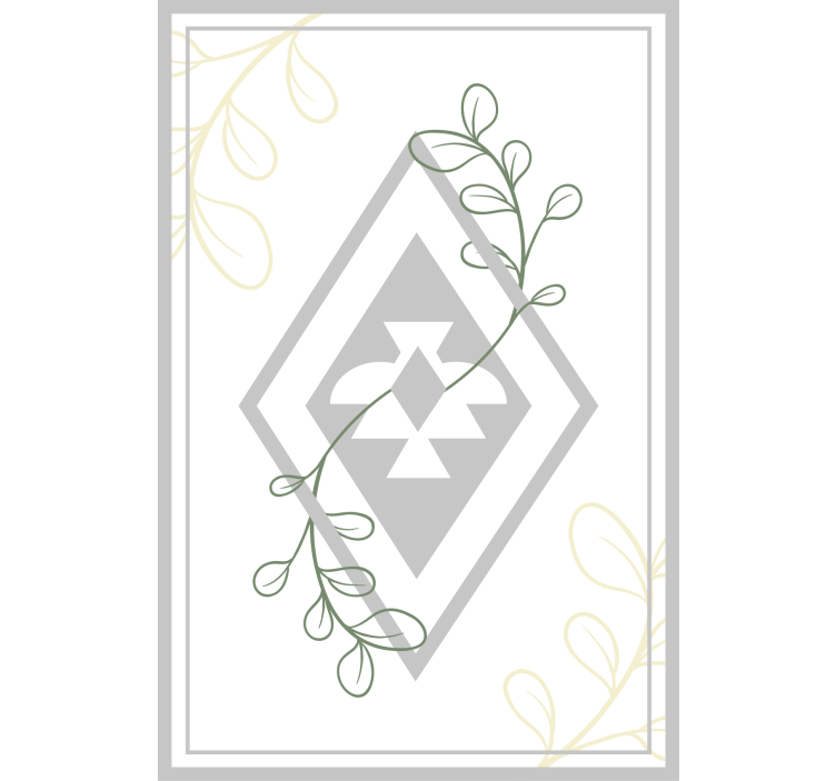 Living room roller blind mapuche art design - TenStickers