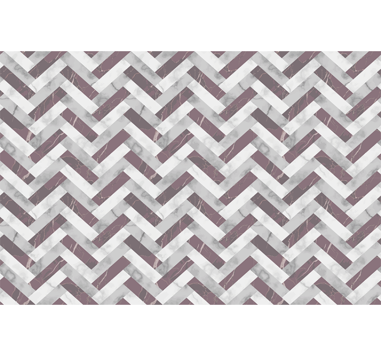 Living room roller blind with mid-century design - TenStickers