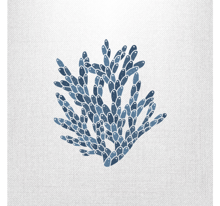 Living room roller blind modern coral hampton style - TenStickers