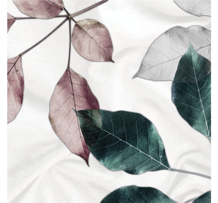 Living room roller blind jungle tropical leaves - TenStickers