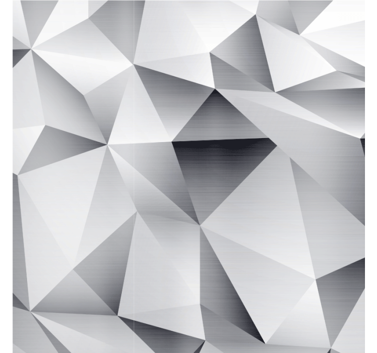 Living room roller blind in silver cosmic geometric pattern - TenStickers