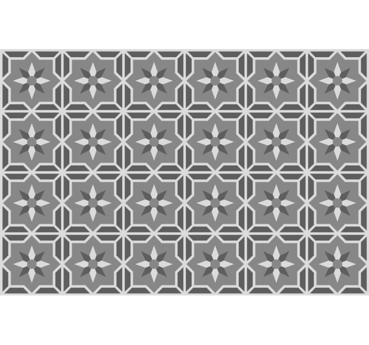 Gray roller blind geometric soft grey background - TenStickers