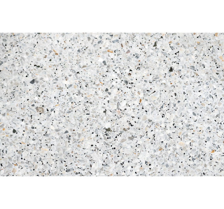 Gray roller blind in gray terrazzo design - TenStickers