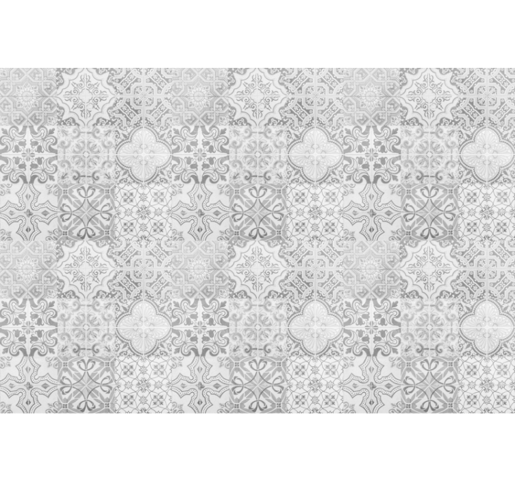 Gray roller blind with stone effect mosaic pattern - TenStickers