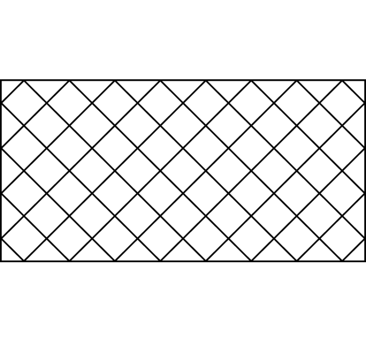 White roller blind with black and white geometric pattern - TenStickers