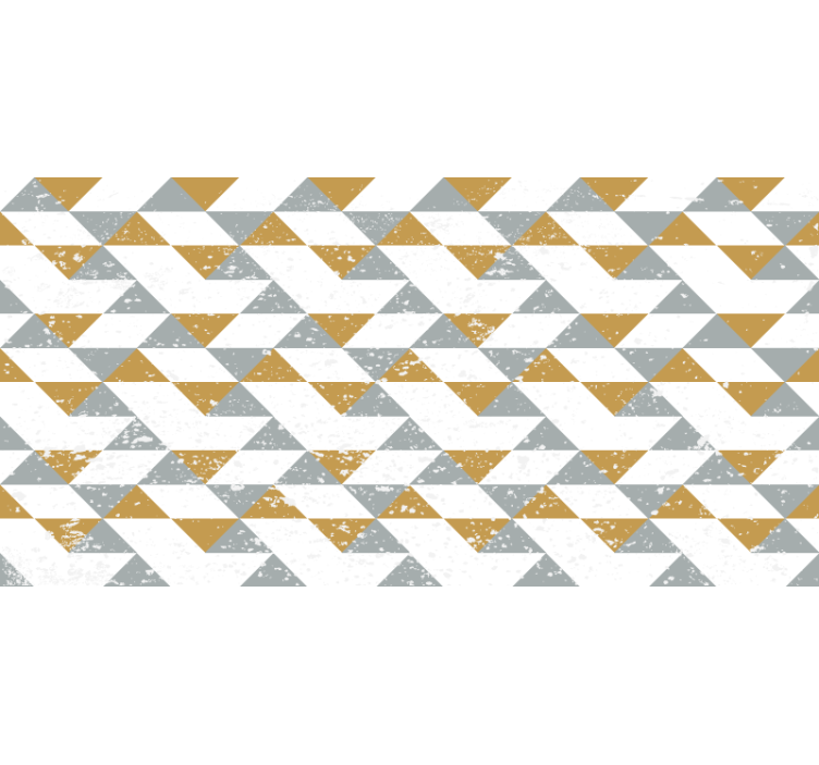 White roller blind kitchen geometric grunge - TenStickers