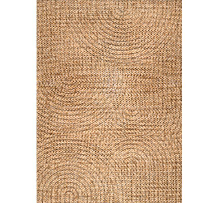 Beige roller blind with arch fabric effect - TenStickers