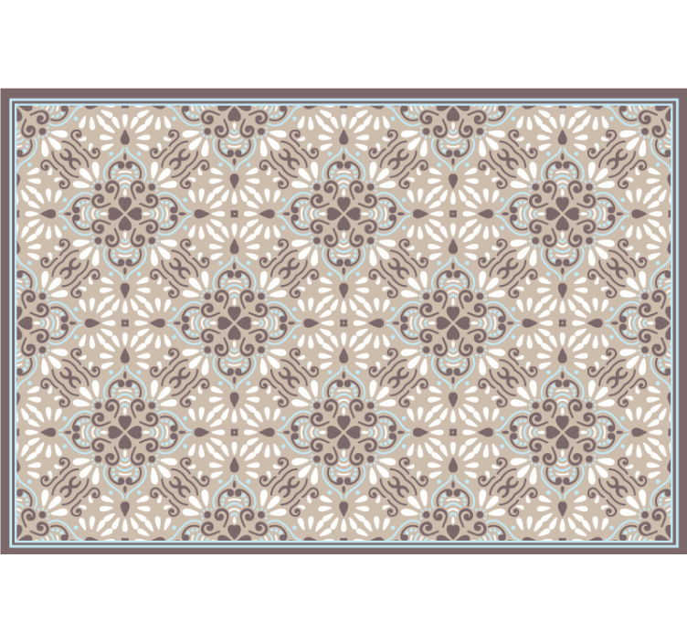 Beige roller blind beige mosaic pattern - TenStickers