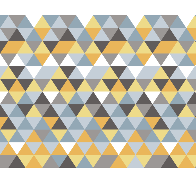 Bedroom roller blind with scandinavian triangle design - TenStickers