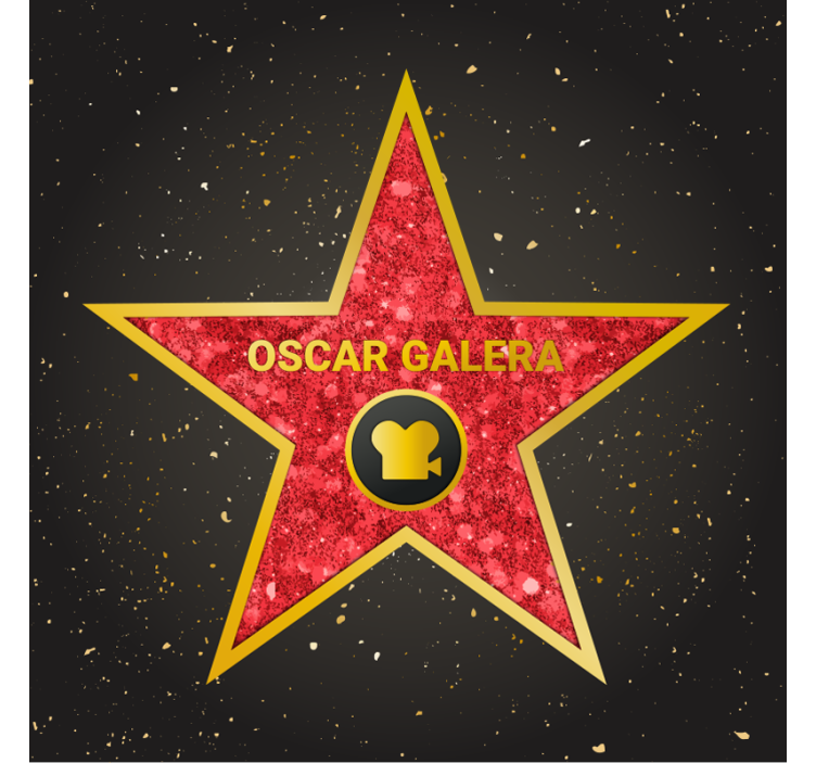 Bedroom roller blind with customizable star design - TenStickers