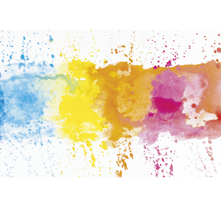 Colorful splashed surface bedroom roller blind - TenStickers