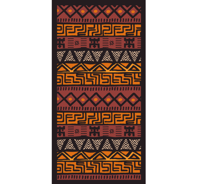 African style bedroom roller blind - TenStickers