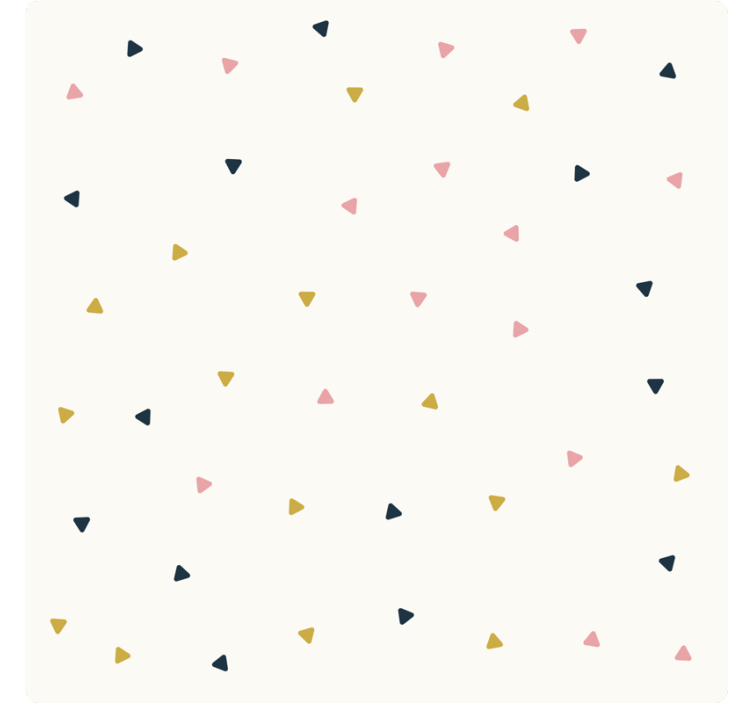 Bedroom roller blind with minimalist triangle design - TenStickers