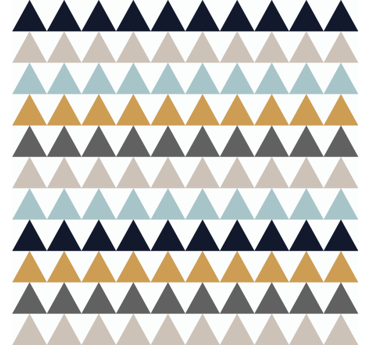 Sober nordic triangles bedroom roller blind - TenStickers