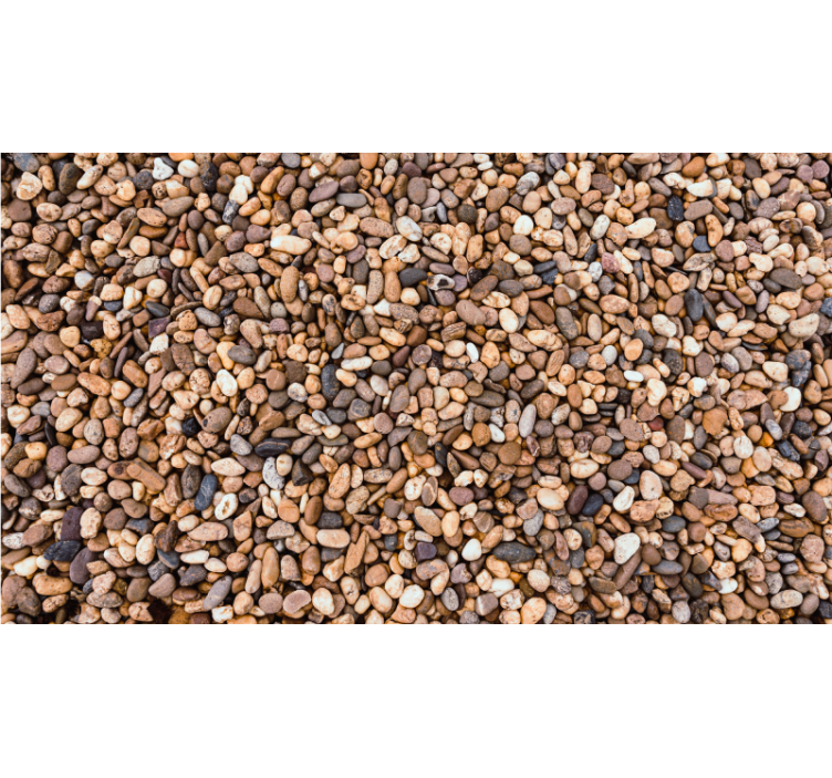 Bedroom roller blind sea pebbles design - TenStickers