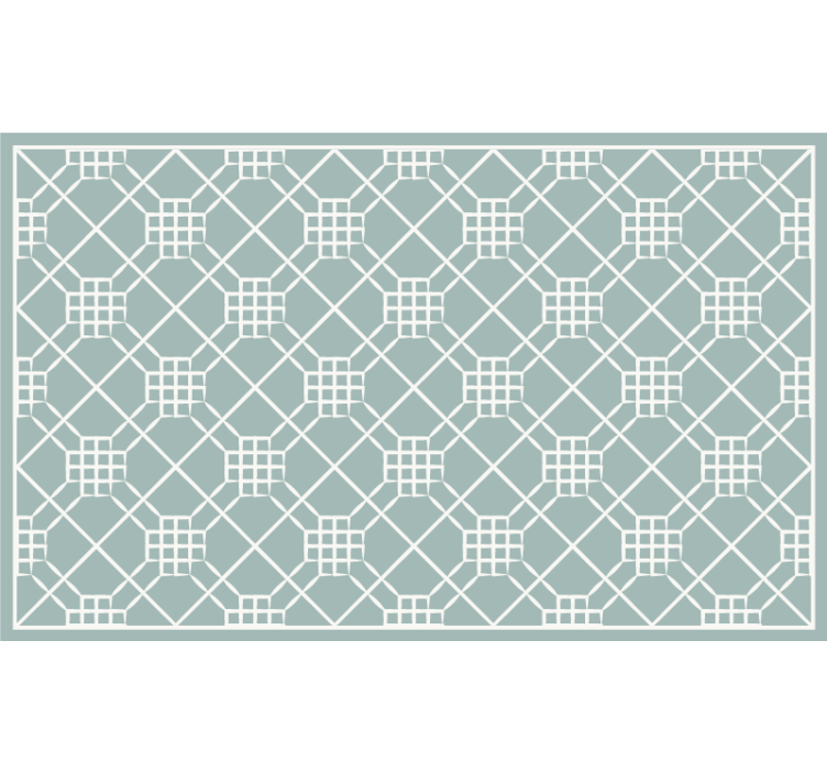 Bedroom roller blind with abstract shapes - TenStickers