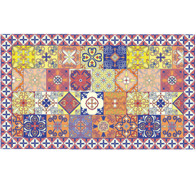 Mexican bedroom roller blind - TenStickers