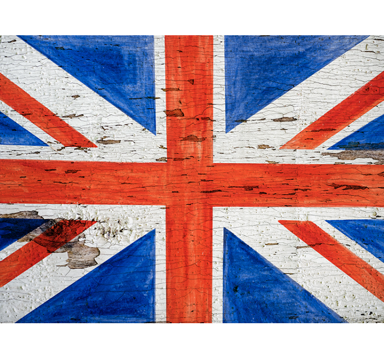 Bedroom roller blind in urban style uk flag - TenStickers