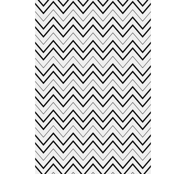 Geometric Zigzag Pattern modern roller blind - TenStickers