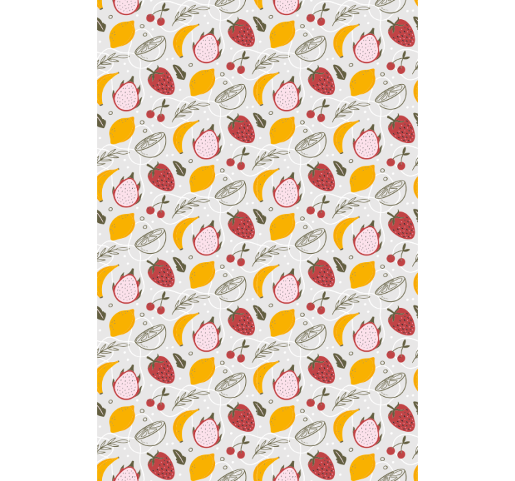 Citrus Fruit Pattern fruit and vegetable roller blind - TenStickers