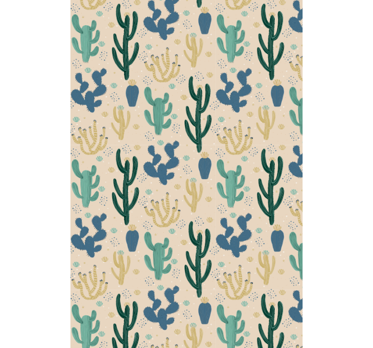Cactus Pattern Delight cactus roller blind - TenStickers