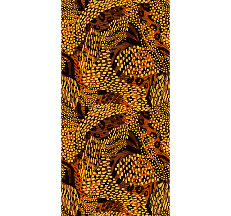 Leopard branches Various animal blind - TenStickers