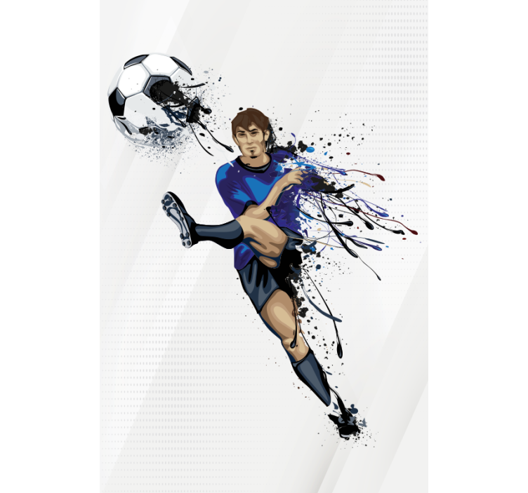 Football player Sports blind - TenStickers