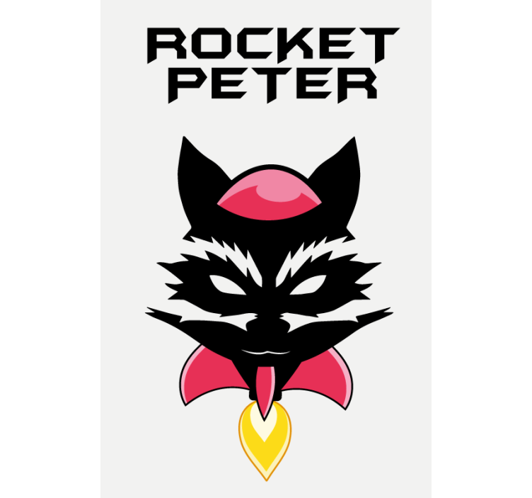 Playful Character Visage customise roller blind - TenStickers