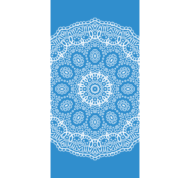 Mandala Lace Pattern art roller blind - TenStickers