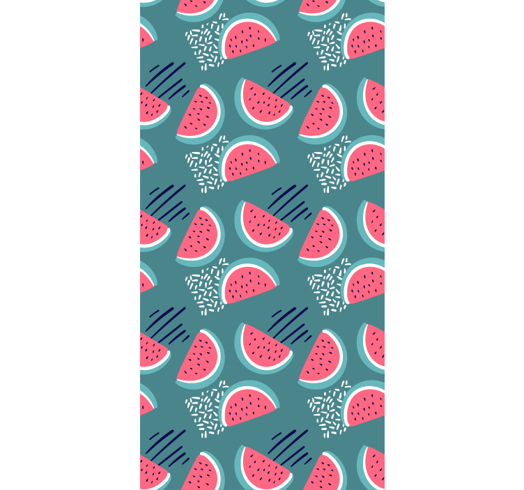 Hand drawn slices of watermelon Modern blind - TenStickers