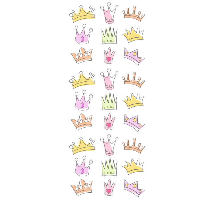 Crown drawings  Childrens blind - TenStickers