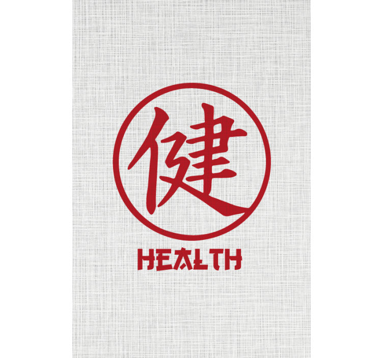 Healthy Living Encouragement text roller blind - TenStickers