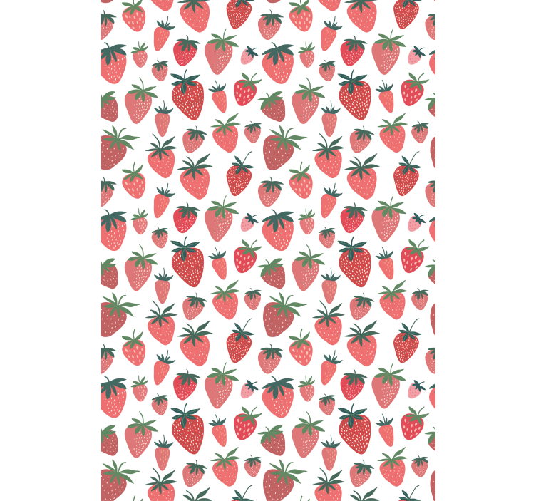 Strawberry pattern design fruit and vegetable roller blind - TenStickers