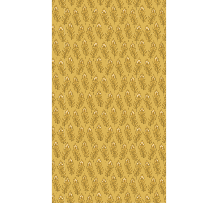 Graceful Foliage Motif flowers and plants roller blind - TenStickers