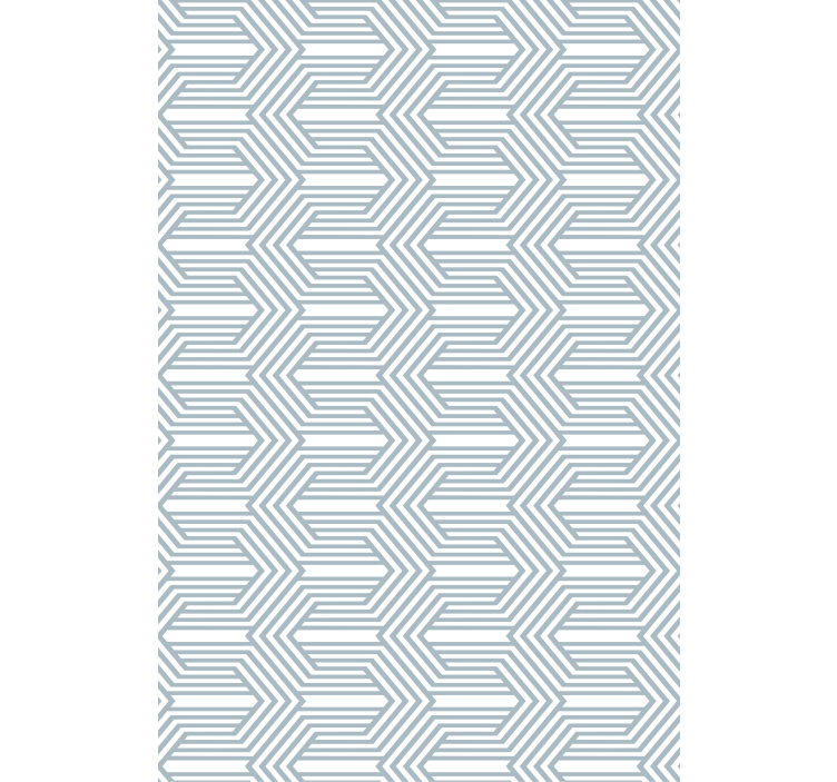 Geometric Line Concept modern roller blind - TenStickers