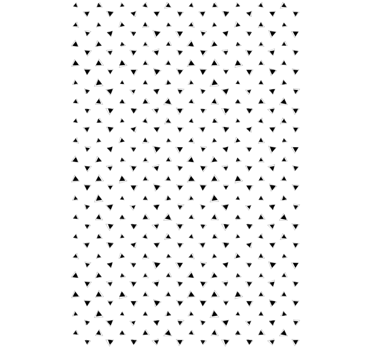 Black and white triangles texture and pattern roller blind - TenStickers